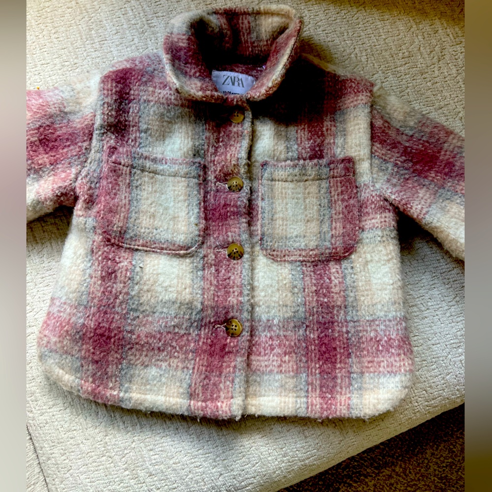 Zara girls shacket excellent condition size 2/3
